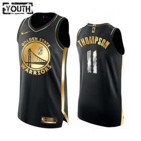 Camiseta Niños NBA Golden State Warriors Klay Thompson 11 2020-21 Negro Golden Edition Swingman